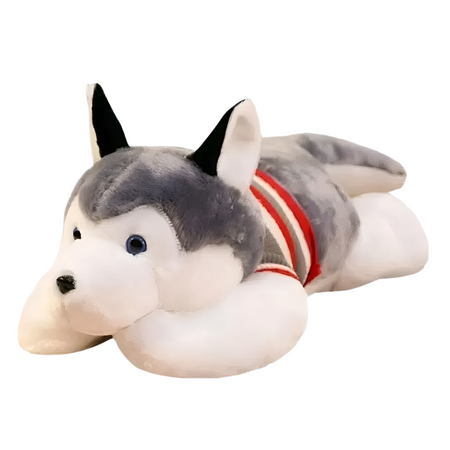 Peluche chien Husky géant