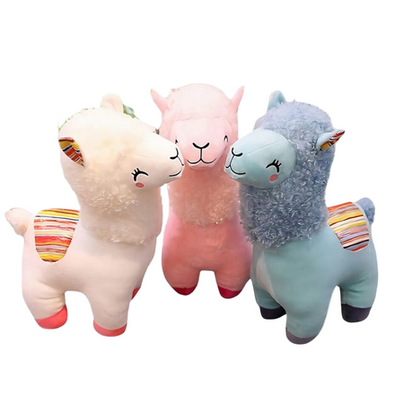 Peluche de lama coloré