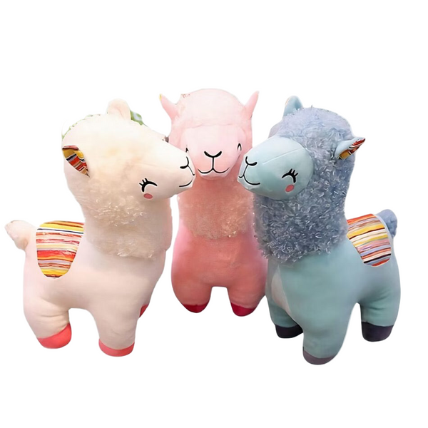 Peluche de lama coloré