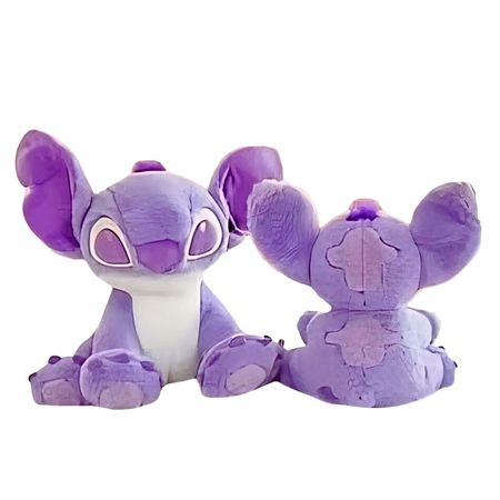 Peluche géante Stitch violet tout doux