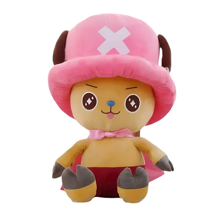 Peluche géante Chopper One Piece rose
