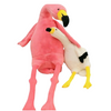 Peluche géante flamant rose ou blanc