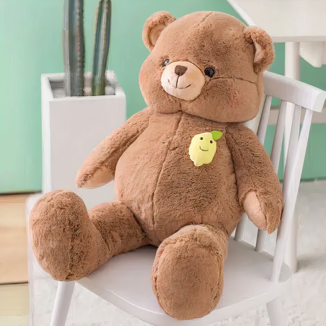 Peluche géante ours marron