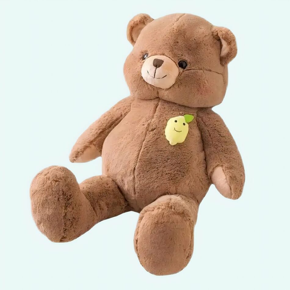 Peluche géante ours marron