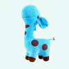 Peluche girafe toute mignonne bleue