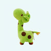 Peluche girafe toute mignonne verte