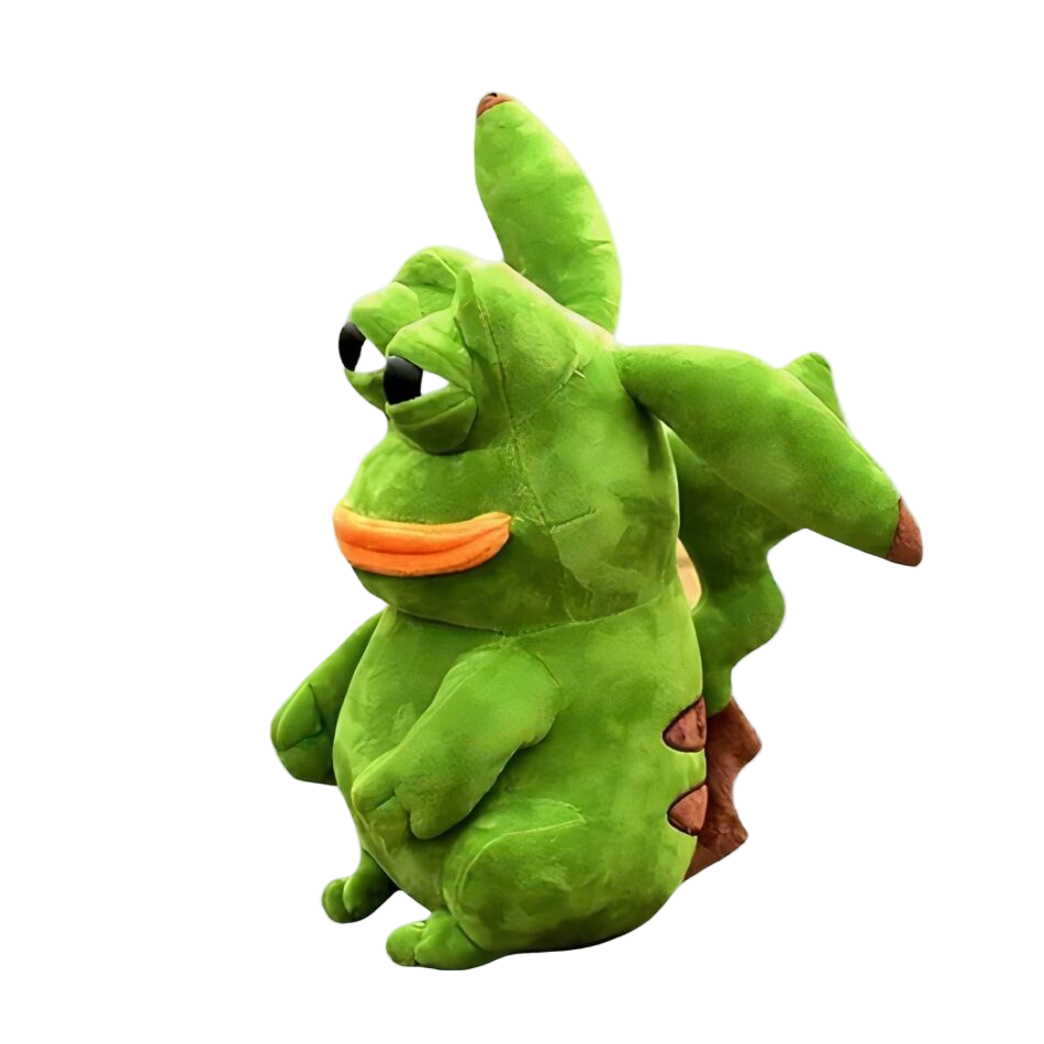 Peluche grenouille Pikachu