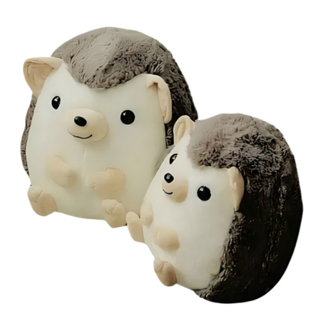 Peluche hérisson adorable marron