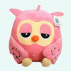 Peluche hibou tout mignon rose