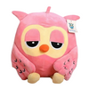 Peluche hibou tout mignon rose