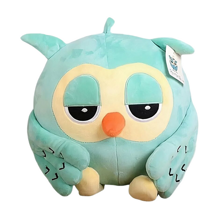 Peluche hibou tout mignon vert