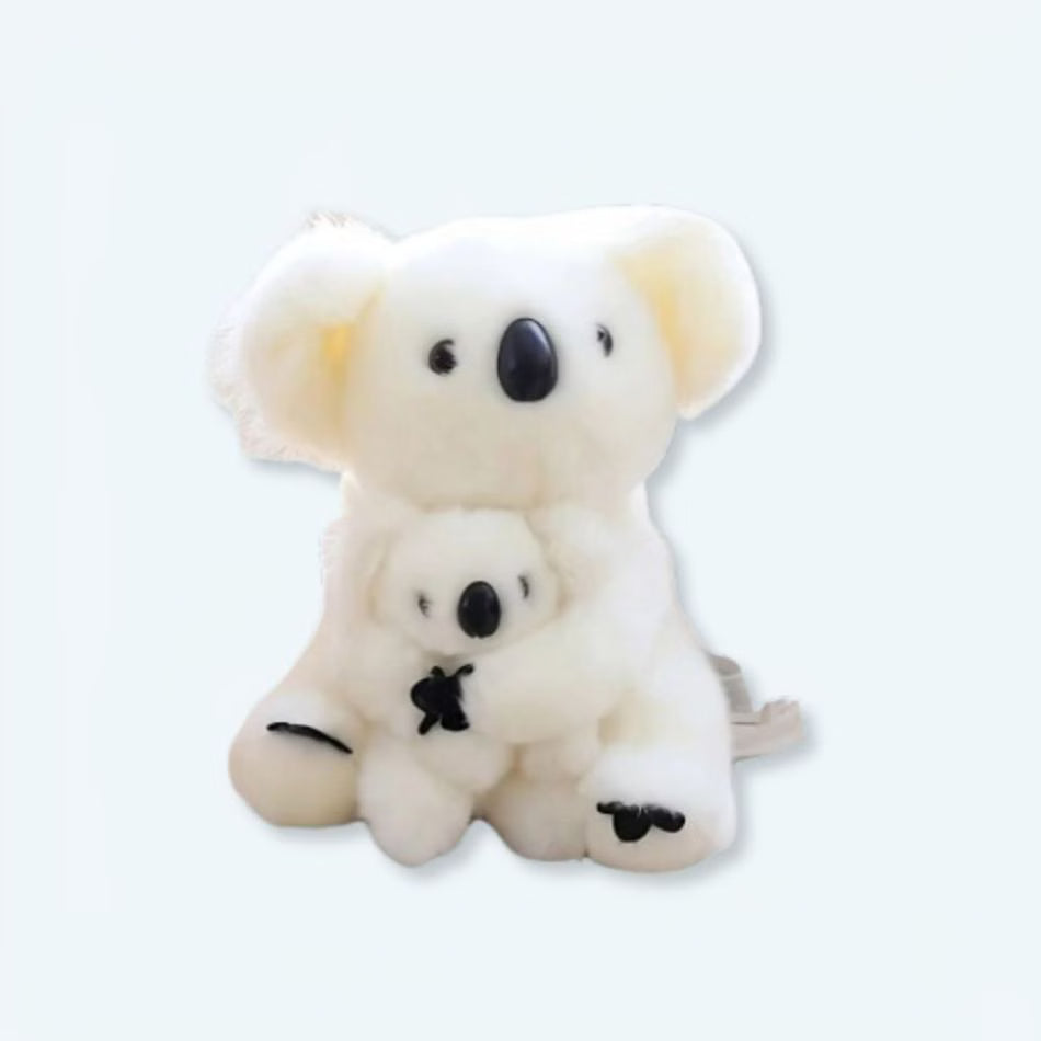 Peluche koala avec bébé