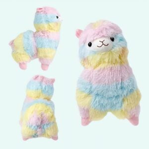 Peluche lama blanc