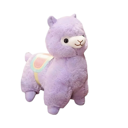 Peluche lama violet
