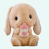 Peluche lapin avec biberon