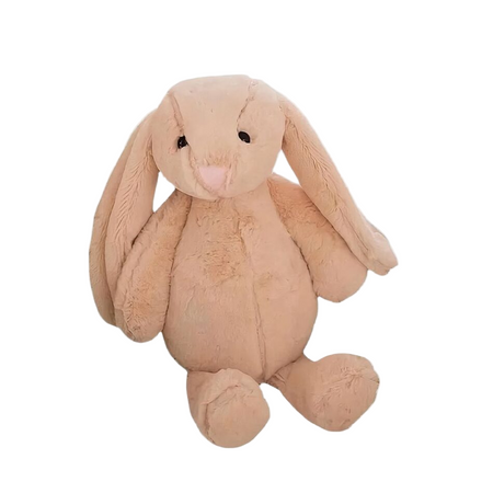 Peluche lapin beige Kawaii