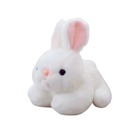 Peluche lapin blanc tout doux