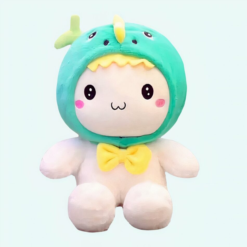 Peluche lapin bonnet baleine