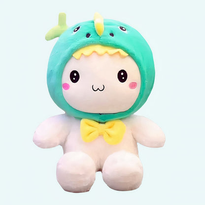 Peluche lapin bonnet baleine