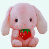 Peluche lapin fraise