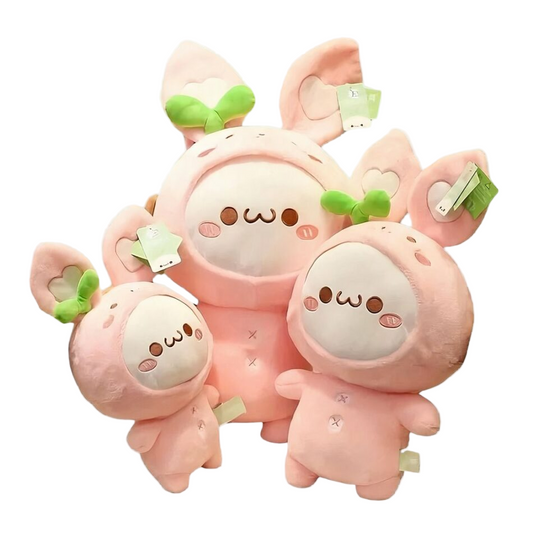 Peluche lapin rigolote