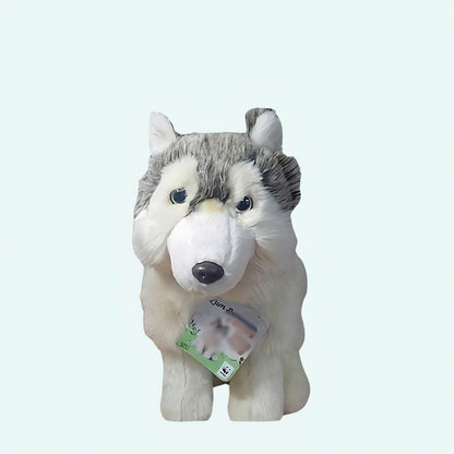 Peluche loup gris de Sibérie