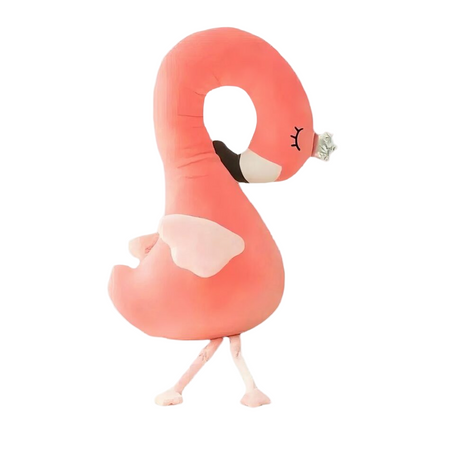 Peluche oreiller Flamant rose