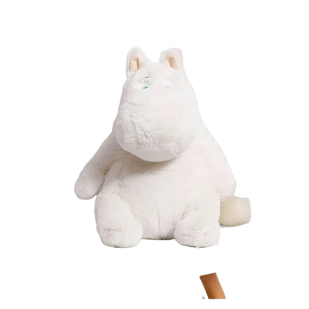 Peluche oreiller hippopotame blanc