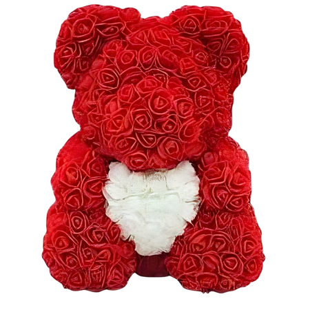 Peluche ours roses rouges coffret collector