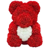 Peluche ours roses rouges