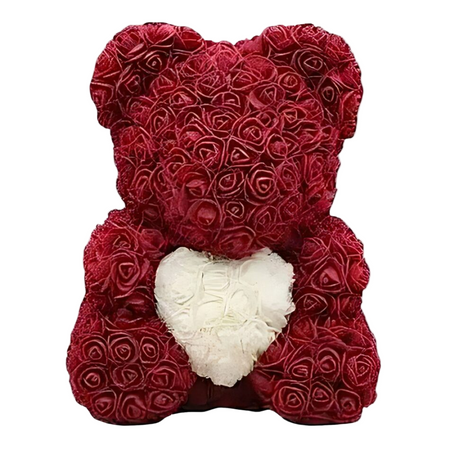 Peluche ours roses violines coffret collector