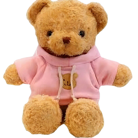 Peluche ourson pull rose