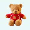 Peluche ourson pull rouge