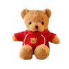 Peluche ourson pull rouge