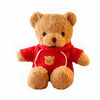 Peluche ourson pull rouge