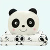 Peluche panda joyeux avec couverture