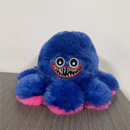 Peluche pieuvre Huggy wuggy réversible