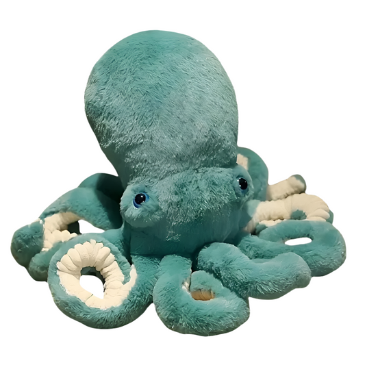 Peluche pieuvre bleue trop mignonne