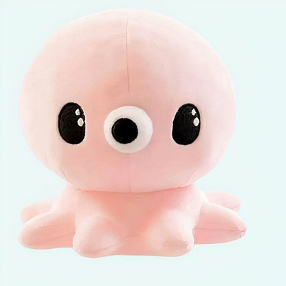 Peluche pieuvre mignonne Kawaii rose