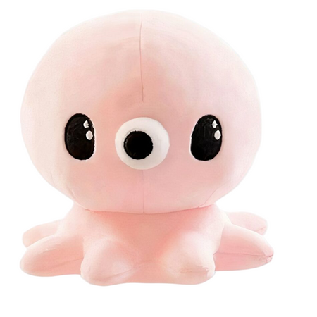 Peluche pieuvre mignonne Kawaii rose