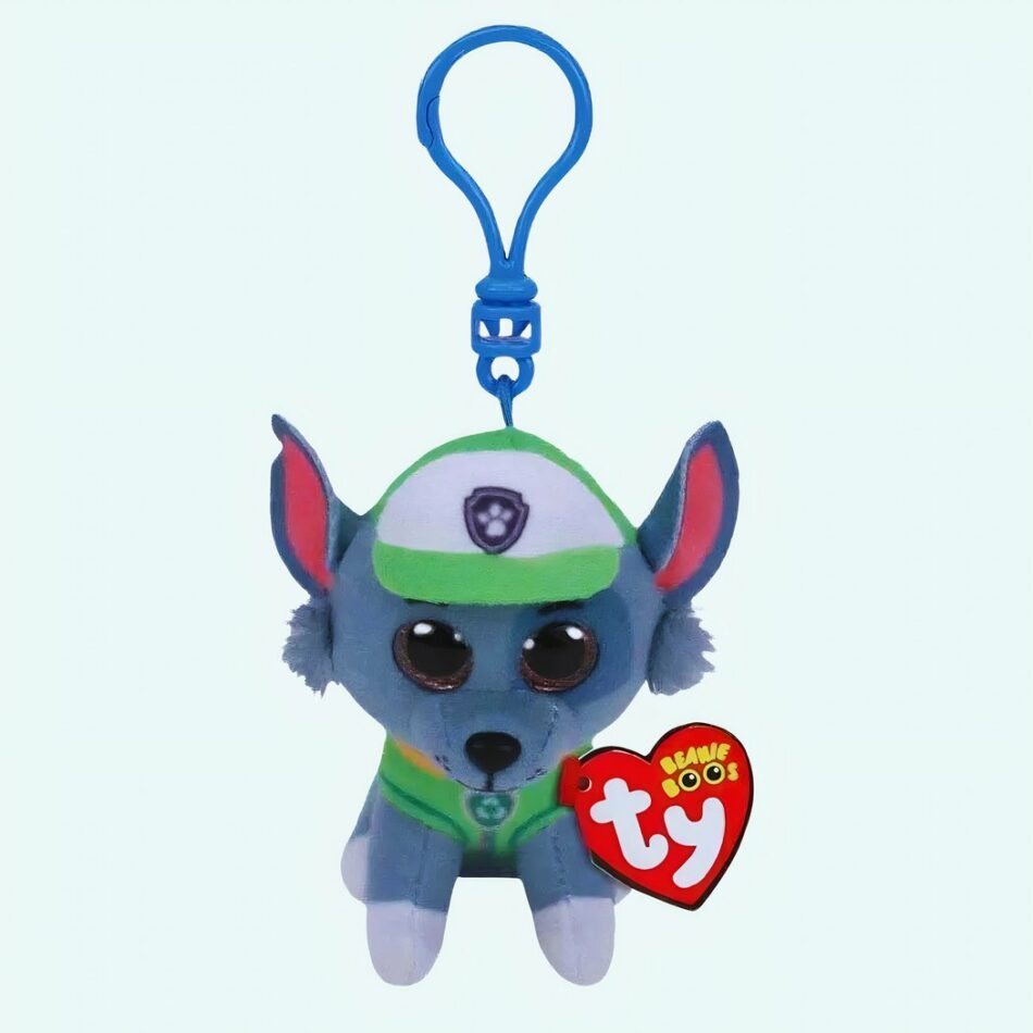 Peluche porte-clé Rocky Ty Pat' Patrouille