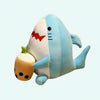Peluche requin bubble tea