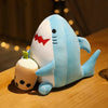 Peluche requin bubble tea
