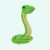 Peluche serpent vert trop mignon