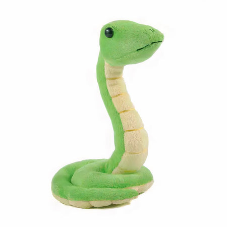 Peluche serpent vert trop mignon
