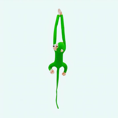 Peluche singe kawaii longue queue verte