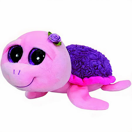Peluche tortue rose