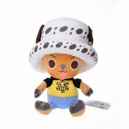 Petite peluche Chopper One Piece méchant blanc