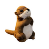 Petite peluche loutre en prière