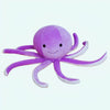 Poulpe mignon en peluche violet
